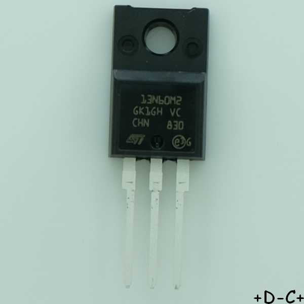 STF13N60M2 Transistor MOSFET N-CH 600V 11A TO-220FP STM RoHS