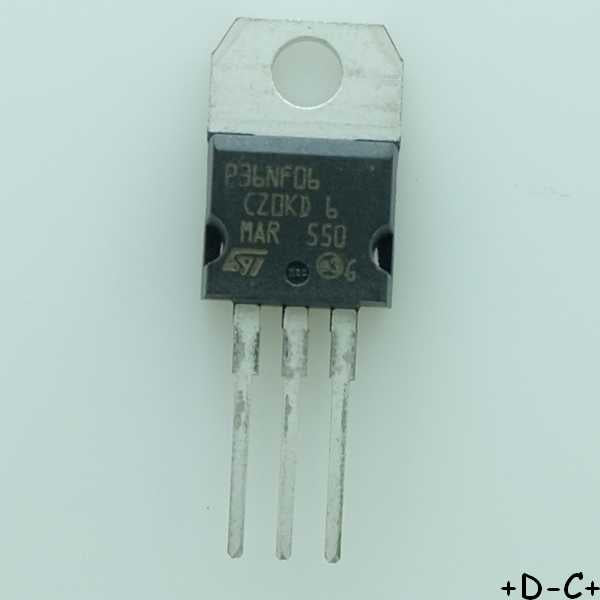 STP36NF06 Transistor MOSFET N 60V 30A 0.032ohm TO-220 STM