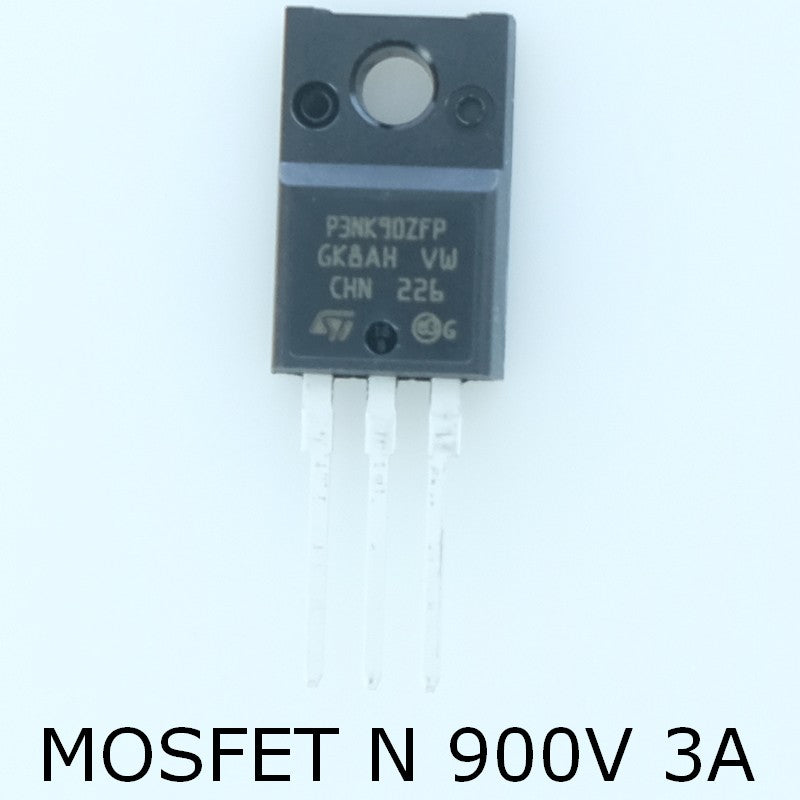 STP3NK90ZFP Transistor MOSFET N 900V 3A TO-220FP STM