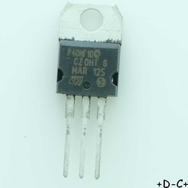 STP40NF10 Transistor MOSFET N 100V 50A 0.024ohm TO-220 STM - Distri-Compo