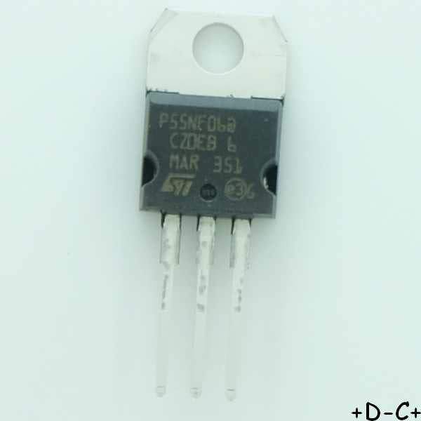 STP55NF06 Transistor MOSFET N 50A 60V TO-220 STM