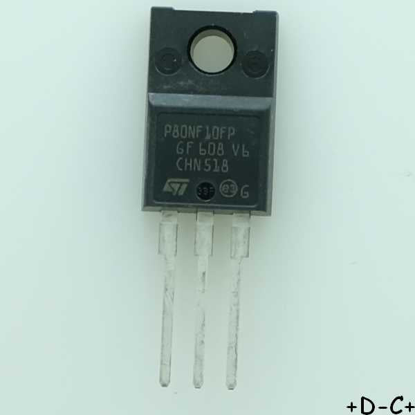 STP80NF10FP Transistor Mosfet N 100V 40A 0.012ohm TO-220FP STM RoHS
