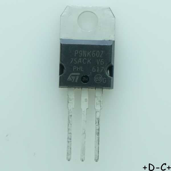 STP9NK60Z Transistor Mosfet N 600V 7A 0.85ohm TO-220 STM