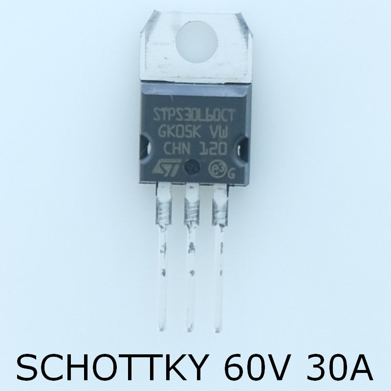 STPS30L60CT Rectifier Diode Schottky 60V 30A TO-220AB STM - Distri-Compo