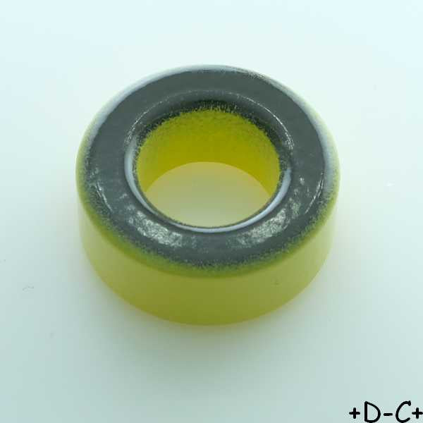 T106-6 Tore amidon jaune 26.93x14.48x11.10mm AL 116µH/100 50MHz