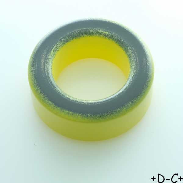 T157-6 Tore amidon jaune 39.88x24.13x14.48mm AL 115µH/100 50MHz