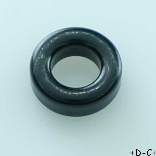 T37-10 Tore amidon noir 9.53x5.21x3.26mm AL 25µH/100 100MHz
