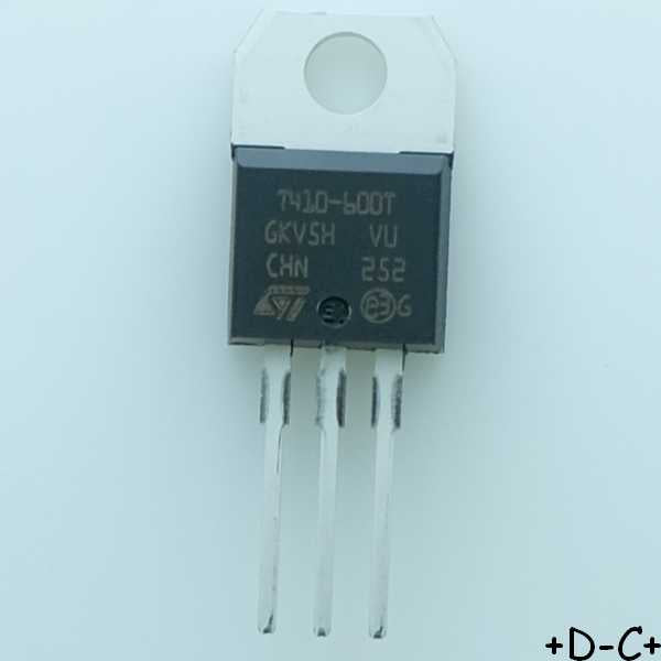 T410-600T Triac 600V 4A(RMS) 31A TO-220AB STM RoHS
