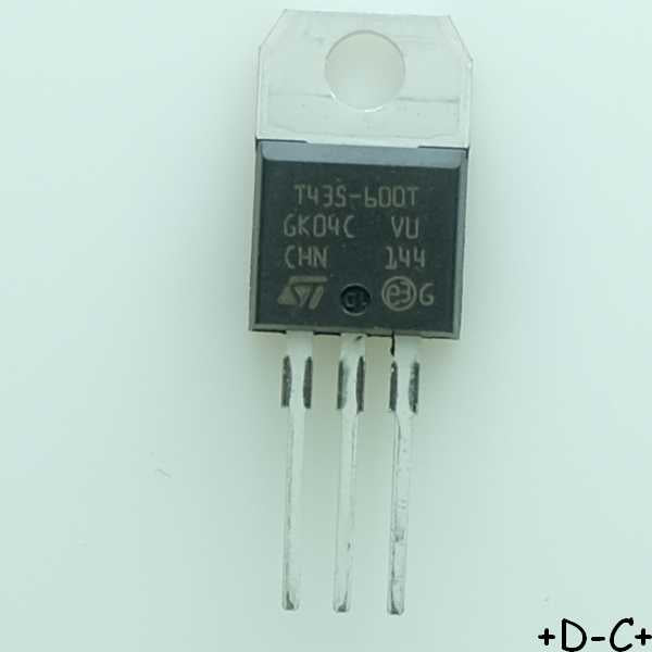 T435-600T Triac 600V 4A(RMS) 31A TO-220AB STM RoHS