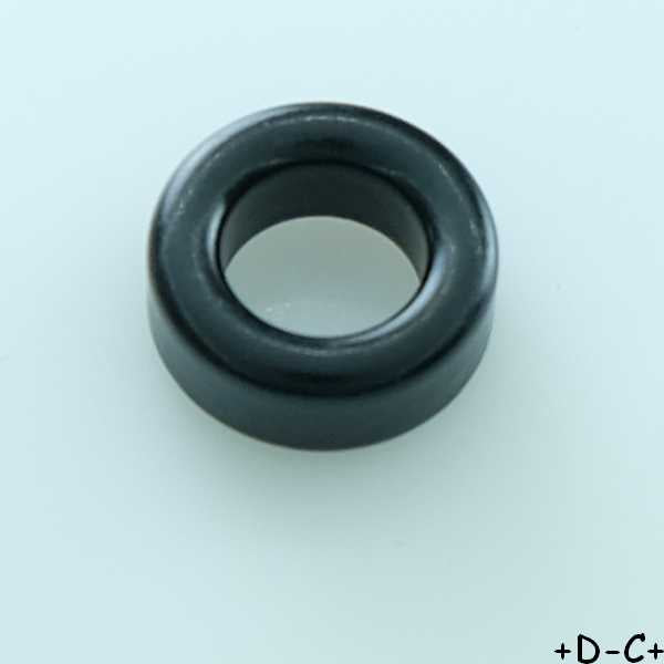 T50-10 Tore amidon noir 12.70x7.70x4.83mm AL 31µH/100 100MHz