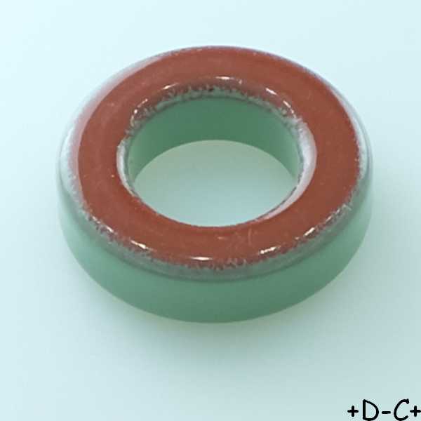 T68-18 Tore Amidon rouge vert AL29nH 9.40x17.50x4.83mm