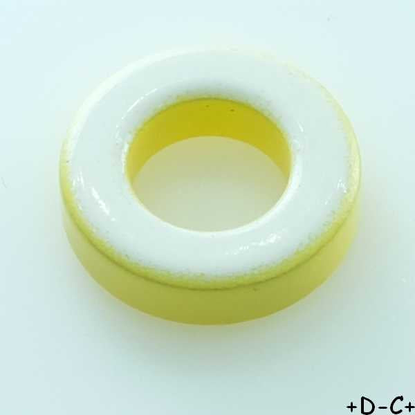 T68-26 Tore amidon jaune blanc