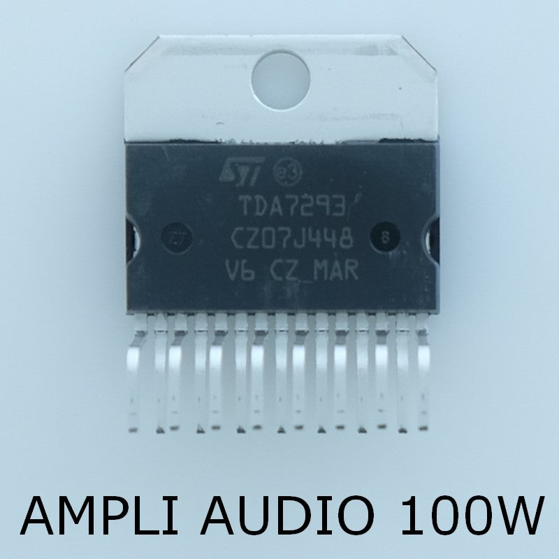 TDA7293V Amplificateur audio DMOS 1 canal 100W Multiwatt-15 STM - Distri-Compo