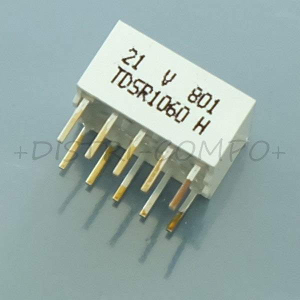 Afficheur LED 7 segments rouge CC 10mm 3.6mcd TDSR1060 Vishay