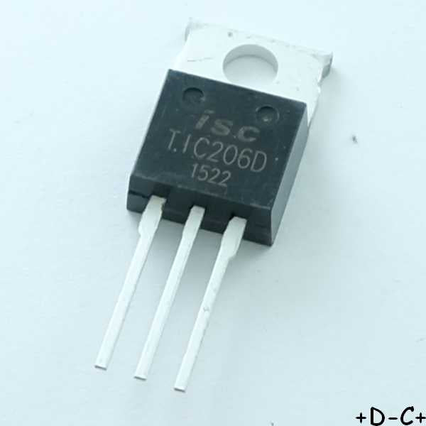 TIC206D Triac 400V 3A TO-220 Inchange
