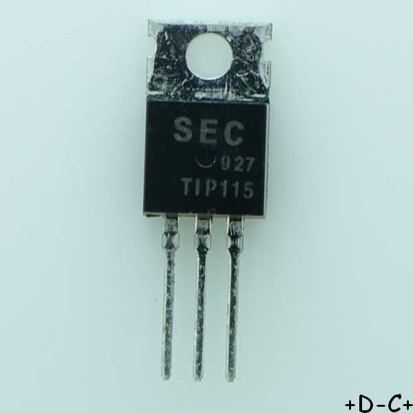 TIP115 Transistor Darlington PNP 60V 2A 50W TO-220 SEC