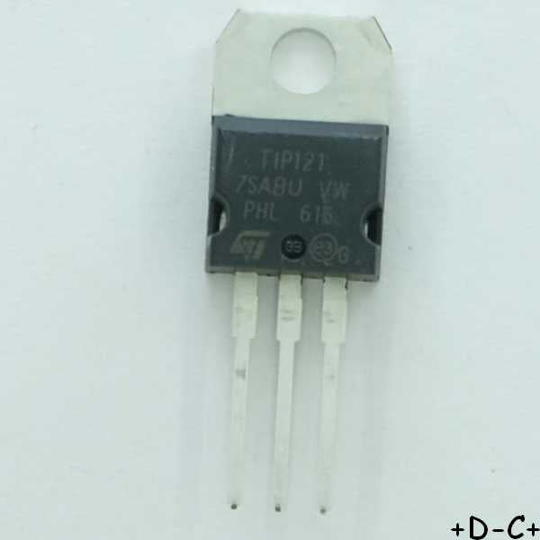 TIP121 Transistor NPN Darlington 80V 5A TO-220 STM RoHS
