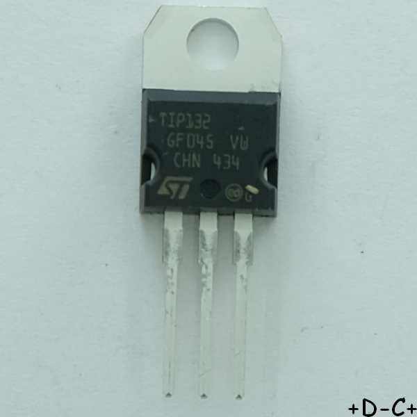 TIP132 Transistor NPN 100V 8A TO-220 STM RoHS