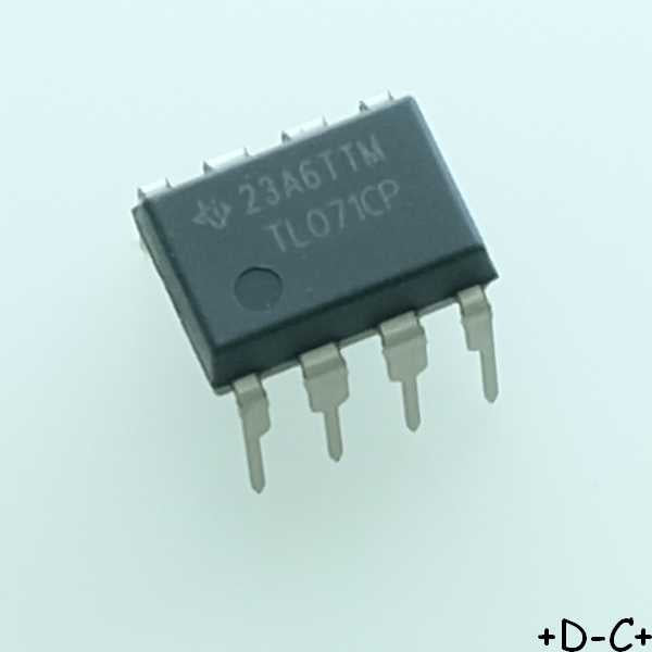 TL071CP Low-Noise JFET-Input Operational Amplifier DIP-8 Texas RoHS