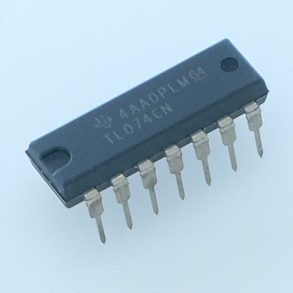 TL074CN Quad Low-Noise JFET-Input Operational Amplifier DIP-14 Texas