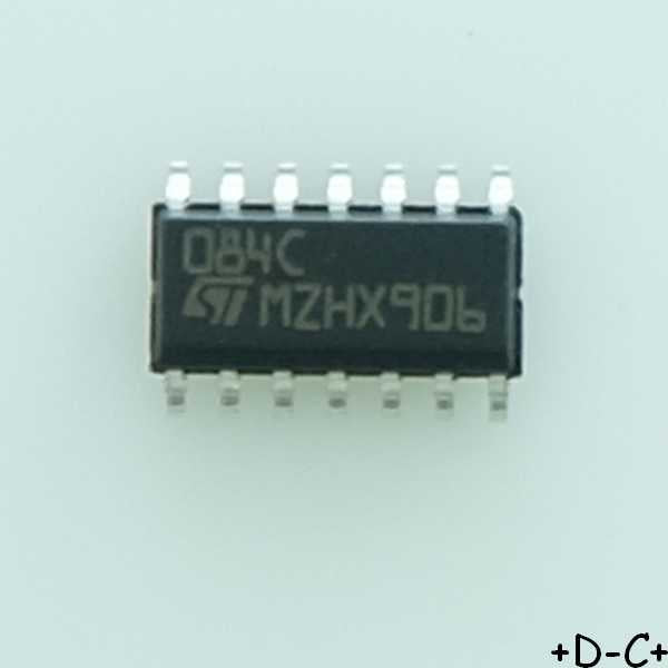 TL084CD Jfet quad operational amplifiers SO-14 STM RoHS - Distri-Compo