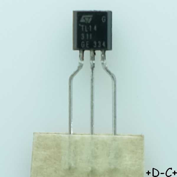 TL1431IZT V-Ref Adjustable 2.5V to 36V 100mA TO-92 STM - Distri-Compo