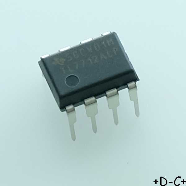 TL7712ACP Voltage Supervisor 1.8mA 18V DIP-8 Texas RoHS