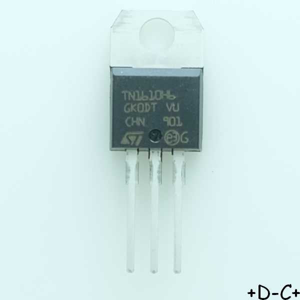 TN1610H-6T SCR 600V 16A(RMS) 153A TO-220AB STM RoHS