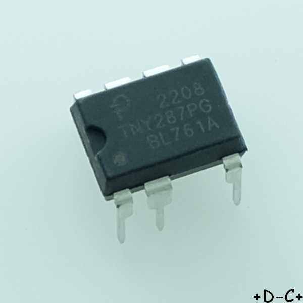 TNY287PG Commutateur AC-DC 85VAC 265VAC 18W DIP-8C Power Integrations RoHS