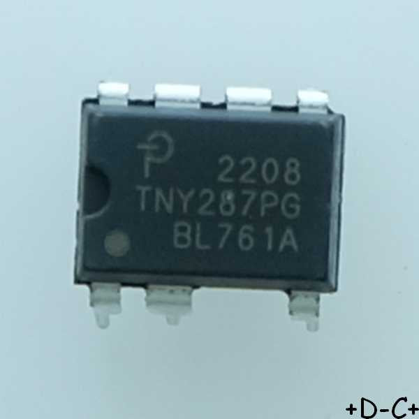 TNY287PG Commutateur AC-DC 85VAC 265VAC 18W DIP-8C Power Integrations RoHS