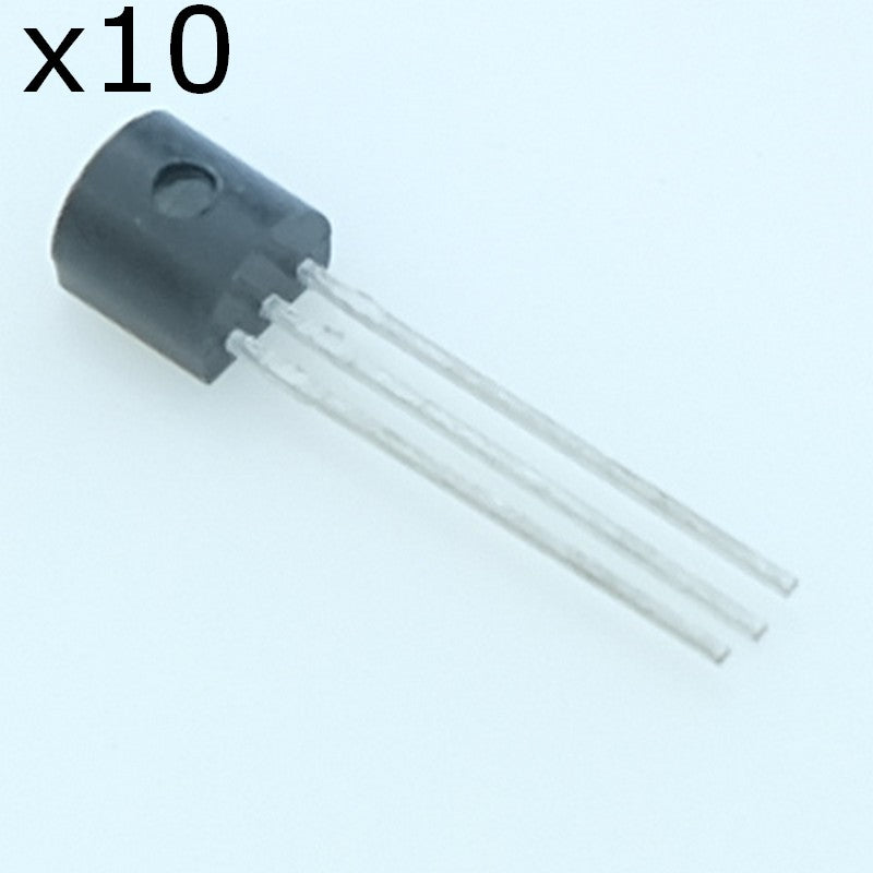 2N4403 Transistor BJT PNP 40V 600mA TO-92 ONS (lot de 10)