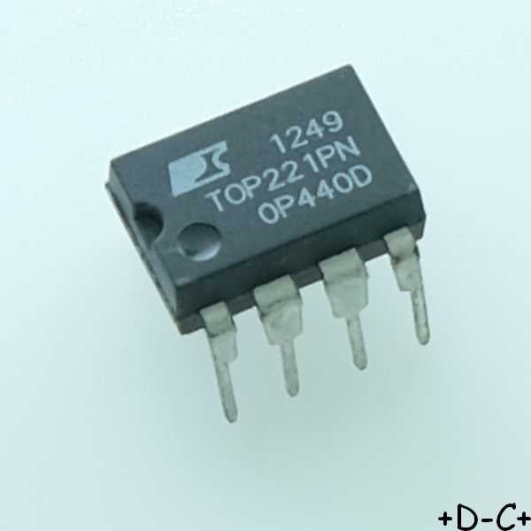 TOP221PN Three-Terminal Off-Line PWM Switch DIP-8 Power integrations