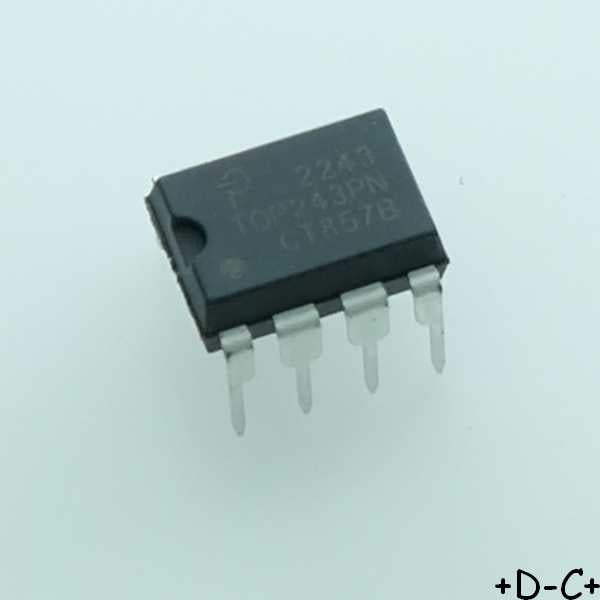 TOP243PN AC/DC Off-Line Switcher IC DIP-8 Power integrations RoHS
