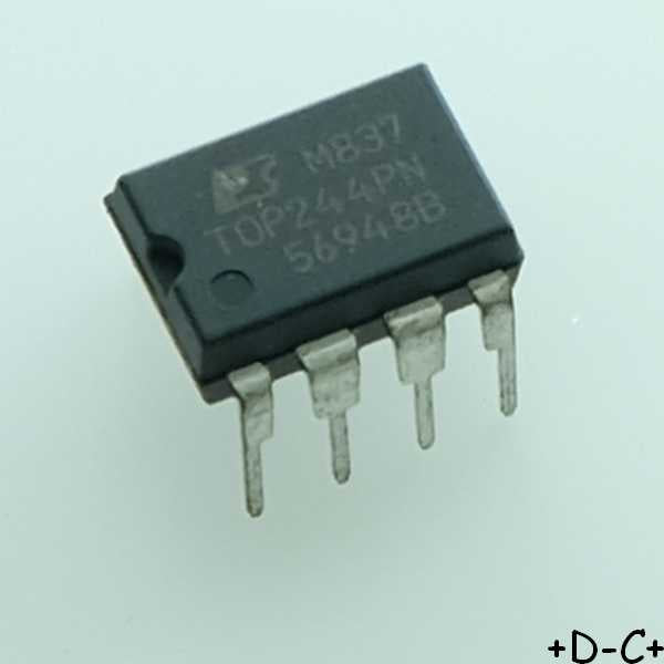 TOP244PN AC/DC Off-Line Switcher IC DIP-8 Power integrations RoHS