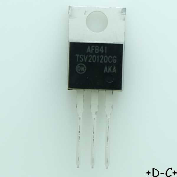NTSV20120CTG Rectifier diode Schottky 120V 20A TO-220AB ONS RoHS
