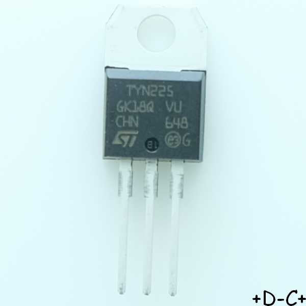 TYN225RG Thyristor 200V 16A TO-220 STM RoHS