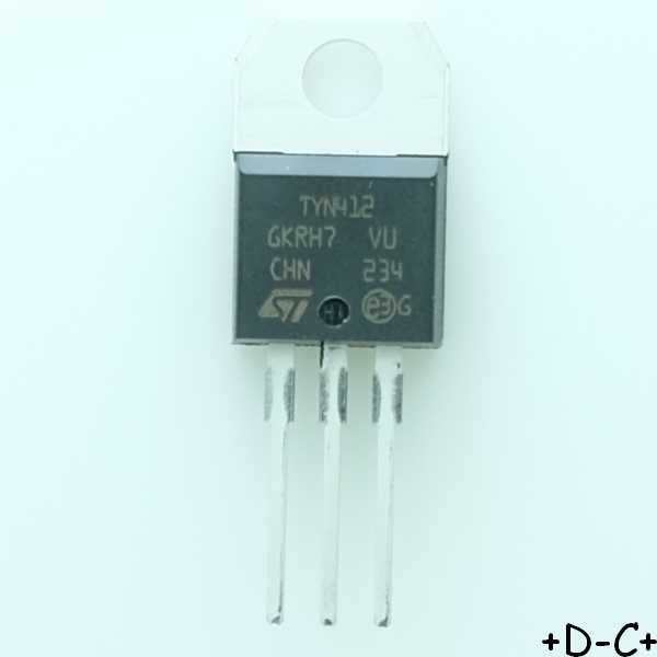 TYN412RG Thyristor 400V 8A TO-220 STM