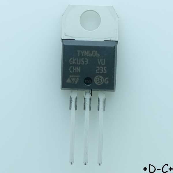 TYN606RG Thyristor 600V 3.8A 6A TO-220AB STM