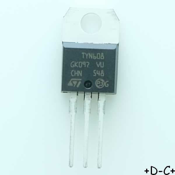 TYN608RG Thyristor SCR 600V 8A TO-220AB STM