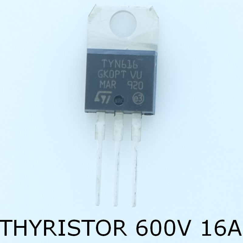 TYN616RG Thyristor TO-220 600V 16A STM - Distri-Compo
