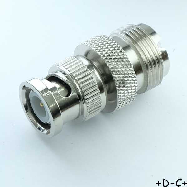 Adaptateur UHF femelle vers BNC mâle
