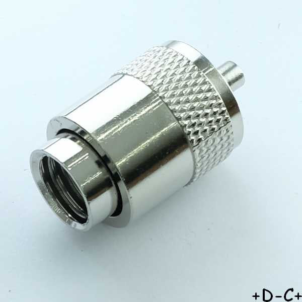 Fiche UHF PL259 a visser pour fil max 10mm
