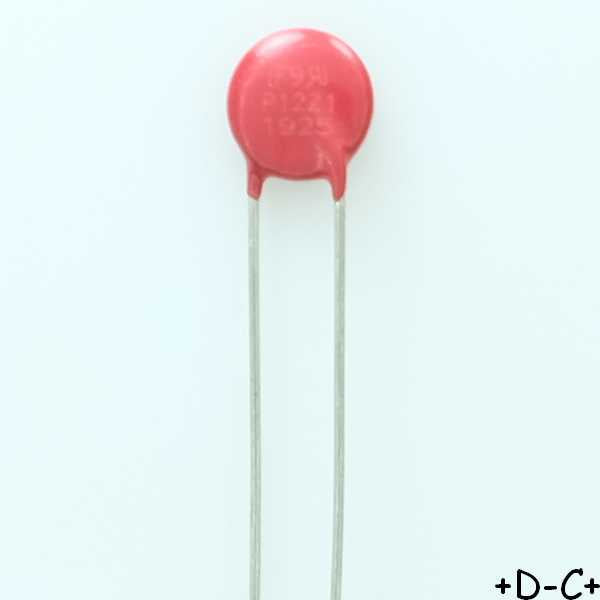 V12ZA1P Varistance MOV 6VAC 8VDC 100A Littelfuse - Distri-Compo