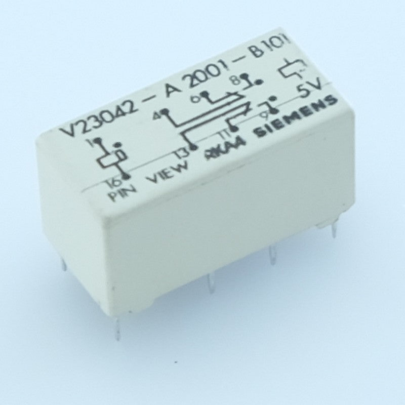 V23042-A2001-B101 Relais miniature DPDT (2RT) bobine 5VDC 2A DIP-8 Siemens