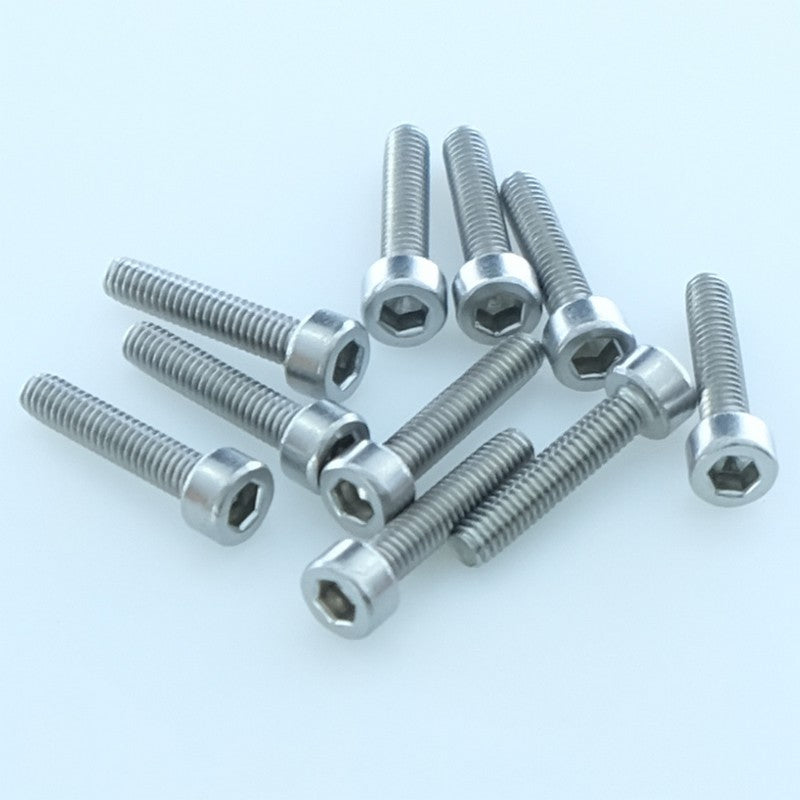 Vis 6 pans tête cylindrique 2.5x12mm inoxydable (lot de 10) - Distri-Compo