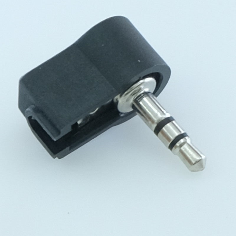 Fiche jack 3.5mm mâle stéréo coudee à souder WKLS40 Lumberg