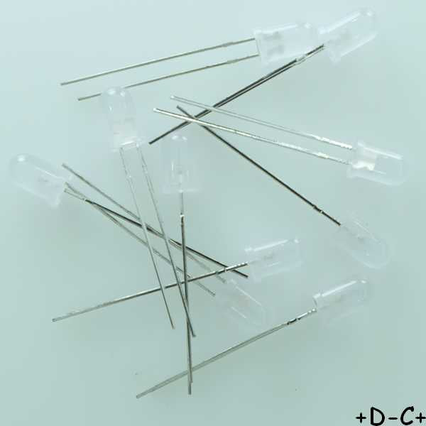 Led bicolore rouge jaune 5mm 30mcd 60° 30mA WP57EYW Kingbright (lot de 10)