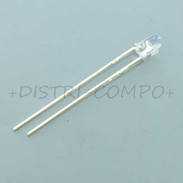 Led orange 3mm 30mcd 30° 10mA 588nm WP710A10YC Kingbright RoHS