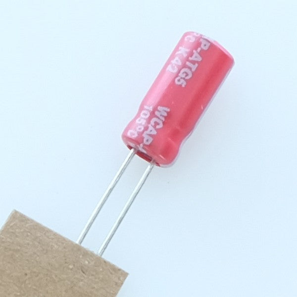 Condensateur 1µF 63V 5x11mm pas2 20% 85° 2000h WCAP-ATG8 Wurth