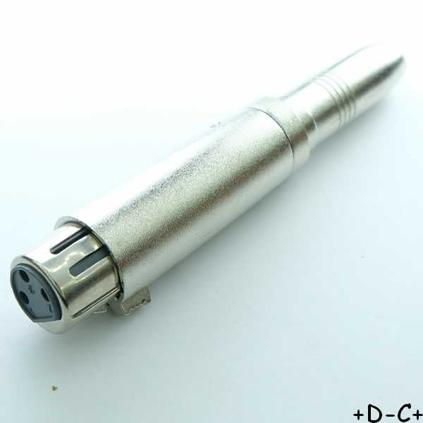 Adaptateur XLR 3 broches femelle vers Jack 6.35mm femelle mono